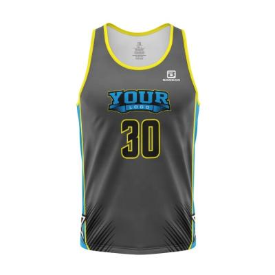 China QUICK DRY High Quality Breathable Stock Custom Sublimation Singlet With Low MOQ for sale