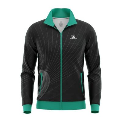 China QUICK DRY Causal Full Zipper Sweatshirt Hoodies Gym Running Coats Custom Sports Men's Tracksuit Jacket Jackets With Lining for sale