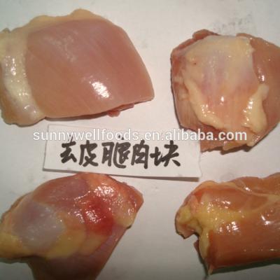 China Chinese Low-crab Frozen Halal Chicken Thigh Boneless Chicken Meat for sale