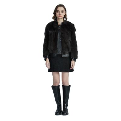 China New Type Fox Belly Fur Breathable Jacket Unique Women Quality Guaranteed for sale