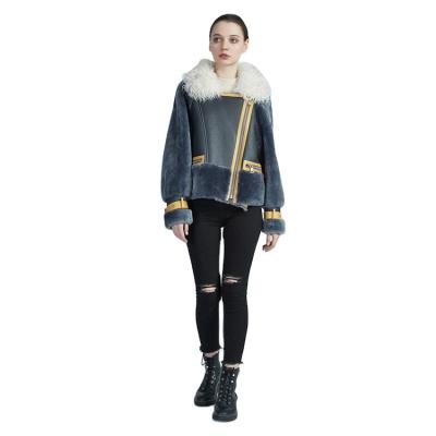 China Factory Manufacture Various Women's Breathable Sheep Fur Jacket for sale