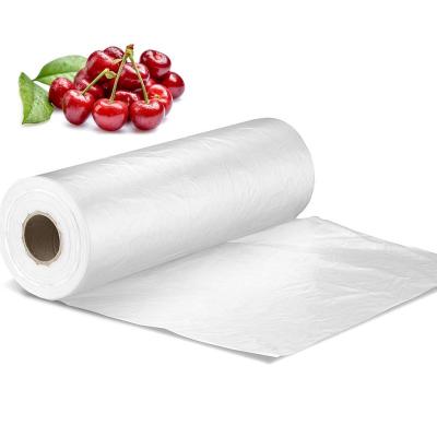 China ODM BIODEGRADABLE Compostable Fresh Flat Food &Vegetable Packaging OEM Supermarket Biodegradable Roll Bag 100% Manufacture for sale