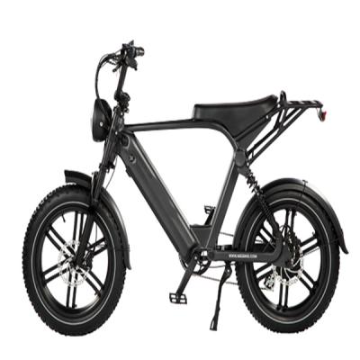 China Retro20 Inch Fat Aluminum Alloy Mtb Full Suspension Tire Mtb City Ebike Vintage Mountain Dirt Bike Full Suspension Kit Full Suspension Retro ebike for sale