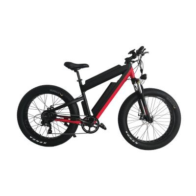 China Hot sale 48v 500w factory aluminum alloy rear hub motor electric mountain bike bicycle with dual lithium battery for sale