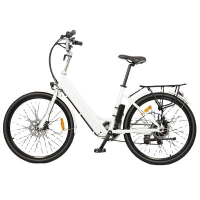 China China Aluminum Alloy Factory Wholesale High Power 48V 500W Disc Brake Electric City Bicycle for sale