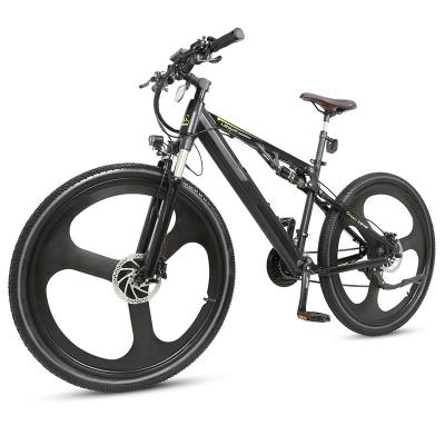 China High Quality Ebike 48v Integrated Suspension 36v Aluminum Alloy Wheel Full Hydraulic 29 Inch Disc Brake City Electric Bicycle for sale