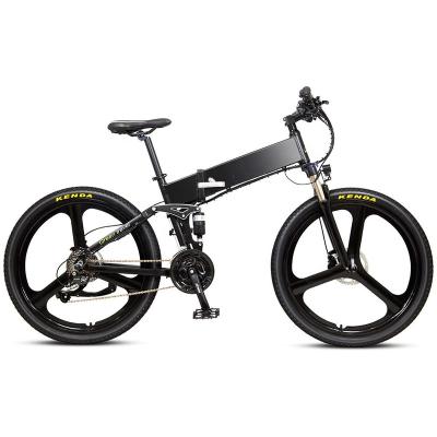 China Multifunctional Aluminum Alloy 48v 500w Brushless Motor 26 Inch Aluminum Alloy City Electric Bicycle for sale