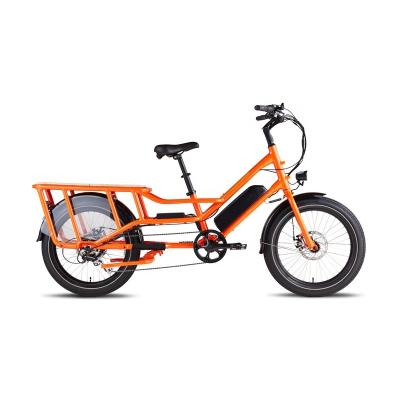 China New Item Aluminum Alloy Frame 48v 750w Aluminum Rear Wheel Geared Hub Motor Electric Cargo Bike for sale