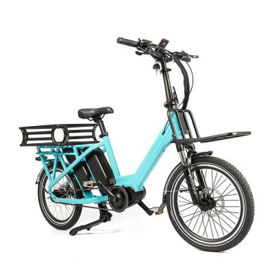 China Aluminum alloy Danish electric cargo bicycle family e electric bicycle for sale