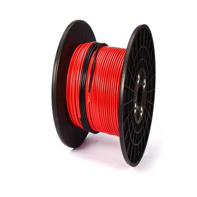 China Accept Customize World Good Selling Red Color Undertile Electric Heating Cable With Anhui Juhe Fluoroplastic Insulation for sale