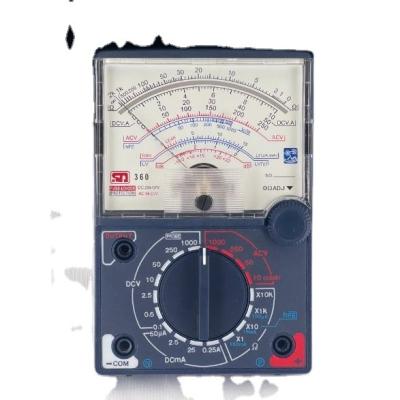 China High Sensitive Diode And Fuse Protection 360trn Multi Function Analog Tester Multimeter for sale