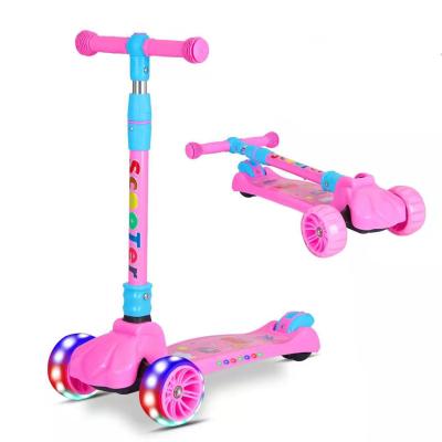 China Child Factory Price Three Wheels Foldable Kids Kick Scooter Low MOQ For Sale for sale