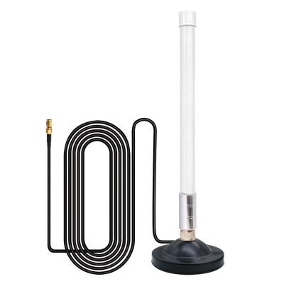 China 5dbi 8dbi 10dbi Omni Directional Antenna Fiberglass 2400MHz Antenna with Support Communication Antenna for sale