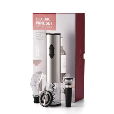 China Viable Electric Wine Opener Maker 4-in-1 Gift Set,Wireless Automatic Wine Bottle Opener Bar Deluxe Kit,Wine Accessories for sale