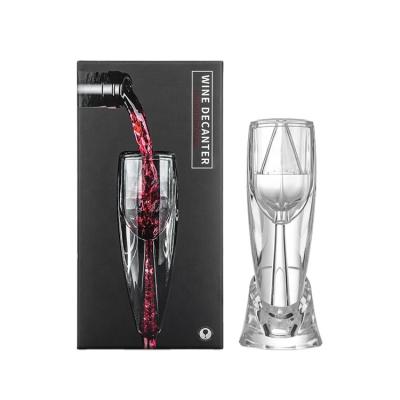 China Beverage Maker Amazon Transparent Acrylic Wine Aerator Drinking Edition - Premium Quick Decanter for Wine Lovers - With Gift Travel Pouch for sale