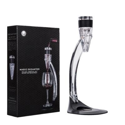 China Amazon Newest Magic Viable Red Wine Decanter Aerator Wine Maker Essential Set with Hopper and Gift Box Filter for sale