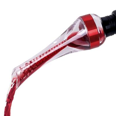 China Sustainable Amazon No Leaking Aerator Pourer, Premium Snap Decanter Spout, Wine Diffuser In Color Box for sale