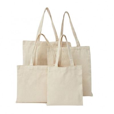 China Recyclable Wholesale Eco-Friendly Cotton Tote Bag Blank Custom Print Shopping Canvas Tote Bag for sale