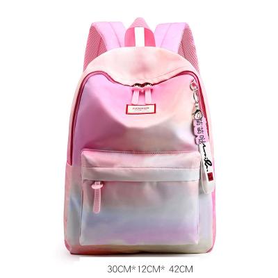 China Anti Theft Online Fashionable Polyester Nice College Backpacks Girl School Bags for sale