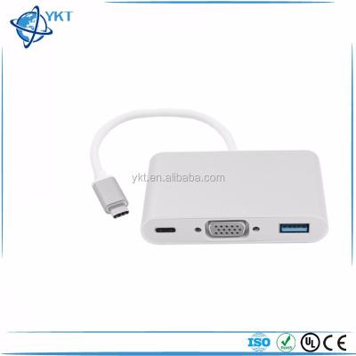 China USB 3.1 Male COMPUTER Type-C USB-C to Female VGA Adapter Cable for sale