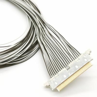 China COMPUTER I-PEX 32awg 20410 Electrical Single Wire 40pin LVDS Main Cable for sale