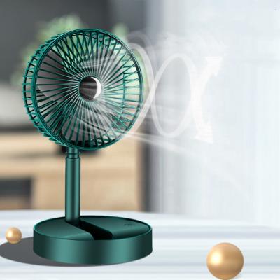 China Three in One Function USB Rechargeable Battery Foldable Air Cooling 3 in 1 Mini Folding Portable Desktop Fan for sale