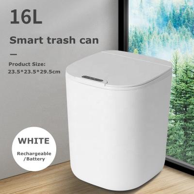 China Durable Automatic Refillable ABS Household Sensor Induction Touchless Waste Bin Smart Bin for sale