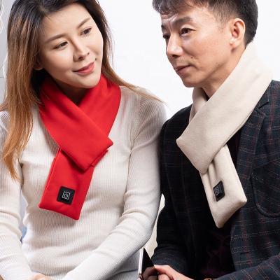 China Modern 3 Gears Setting Men Women Electrical Rechargeable Thermal Cotton Neck Guard Neck Guard Winter Compression Heated Scarf for sale