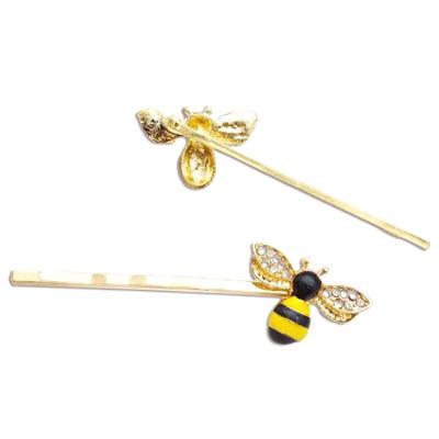 China Durable Good Price , Cheap And Beautiful Hair Girl Hair Clip Metal Hair Bee Accessories for sale