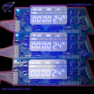 China electric and electronic pcba radiator heater electric pcb circuit board with led display for sale