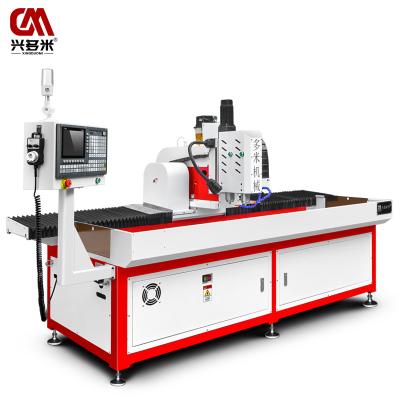 China 1500mm aluminum vertical profile cnc double axis microhole (optional) multihead automatic noprogramming high speed drilling machine for sale