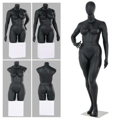 China High Quality Plus Size Half Body Model Props Female Female Fiberglass Mannequins Body for sale