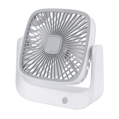 China Small and cute New usb desktop fan Home large wind power desktop electric fan Dormitory outdoor portable mini fan for sale