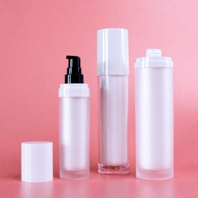 China Cosmetic custom prints wholesale plastic bottle glossy matte pink color cosmetic bottle for containers and mist spray bottles packaging for sale