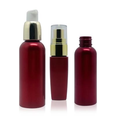 China Wholesale 20ml 50ml Cosmetic Running Small Red PET Spray Bottle Hand Sanitizer Pump Sprayer Bottle Plastic Bottle for sale