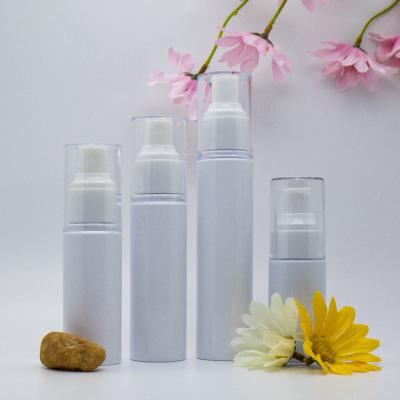 China 100ml PET cosmetic plastic lotion bottle skin care container custom fancy packaging luxury lotion bottle with pump for sale