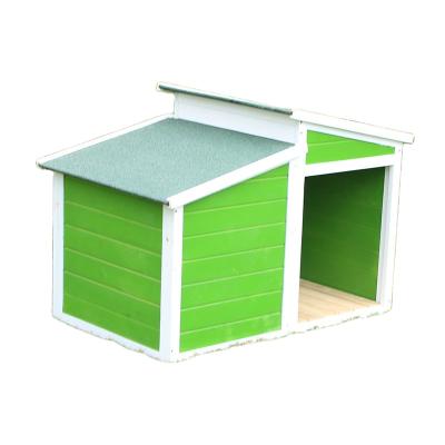 China Large Outdoor Wooden Windproof Dog House For Pet Big Small Luxury Kennel Waterproof Garden Decoration for sale