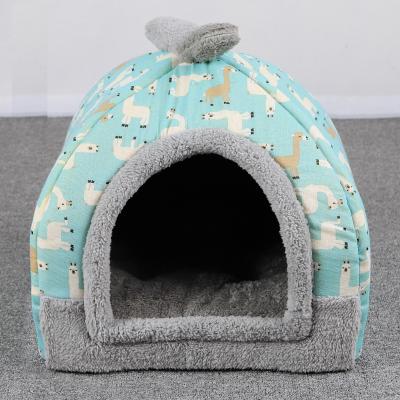 China Wholesale Cat House Heated Dog Kennel Cage Cat Beds Basket Pet Tent Travel Novelty Pet Bed Cage for sale