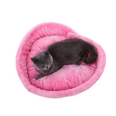 China Wholesale Waterproof Custom Logo Plush Memory Foam Cat Nest Bed Velvet Pet Bed Warm Velvet Dog Beds for sale