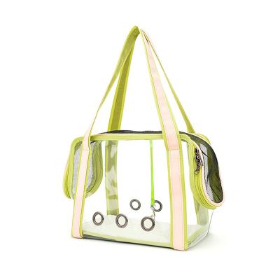 China Viable Most Popular Large Backpack Carry Bag Dog Cat Carrier Transparent Tote Carrying Bag For Cat Space Pet Carrier for sale