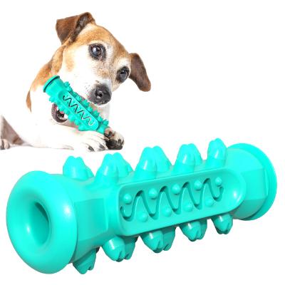 China New Design 2021 New Design Dog Sustainable Cute Dental Bone Chew Permeable Toy Tough Dog Toys Pet Food Toy With Best Price for sale