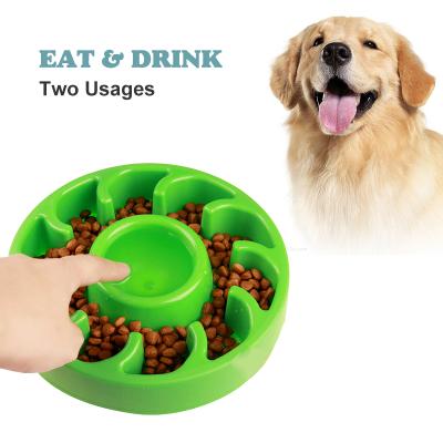 China 2021 Classic Sustainable Hot Dog Clogging Slow Food Anti-scratch Dog Feeding Drinking Bowl Multi-Color Optional Anti-Slip Bowl for sale