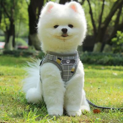 China Factory DETACHED Supply All Season Reflective Dog Pet Harnesses And Leashes Set For Big Small Puppy Soft Vest for sale