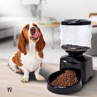 China Automatic Manufacturer Wholesale Detachable Easy to Clean Cat Feeder Pet Intelligent Automatic Rechargeable Feeder for sale