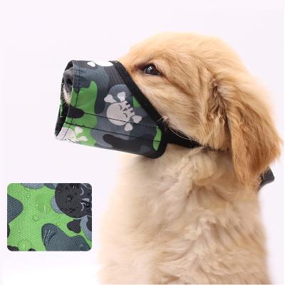 China Reflective Multiple Print Oxford Cloth Material Barking And Breathable Dog Sharp Muzzle Prevention Cover for sale