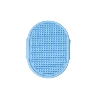 China Viable Wholesales Dog Silicone Hair Remove Brush Cat Massage Comb Brush For Soft Pet Cleaning Accessories for sale