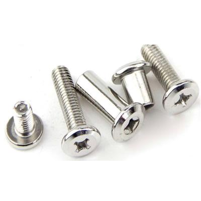 China Common Screw Copper Nut Minifix Fastener Cam Lock Furniture Threaded Shank Eye Finger Pre-Inserted Screw for sale