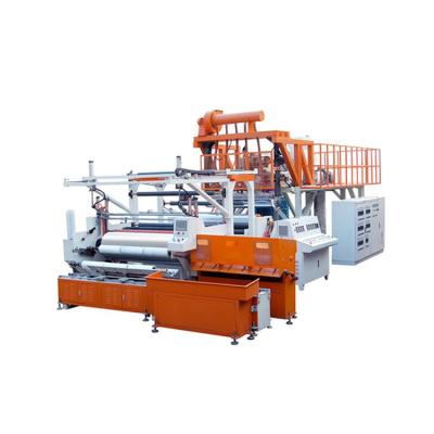 China High speed wire extruder 3 layer stretch film lldpe molded machine price for sale