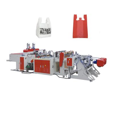 China Building Material Shops Biodegradable Shopping Bag Making Machine Polythene PP Plastic Bag Making Machine Fully Automatic for sale