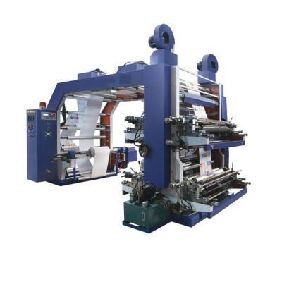 China The machine repairs automatic pocket printing machine paper bag printing machine 8 color flexo printing machine workshop for sale